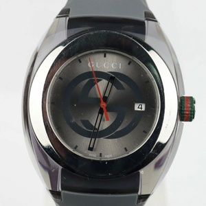 Gucci Swiss Quartz Grey Unisex Wristwatch